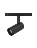 Foco LED orientable de carril magnético Magneto 20W 3000K negro Regulable en intensidad Triac