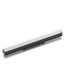 Difusor de foco linear LED trilho magnético Magneto preto 16W 3000K Regulável em intensidade Triac