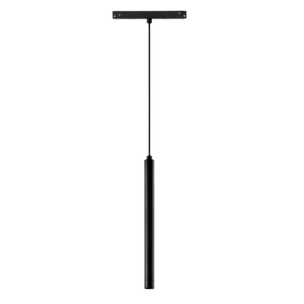 Foco colgante LED carril magnético Magneto 5W 3000K negro Regulable en intensidad Triac