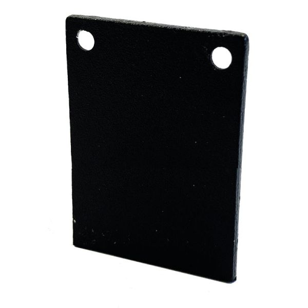 Set de 2 Tapas finales para carril de superficie o de empotrar magnético Magneto negro