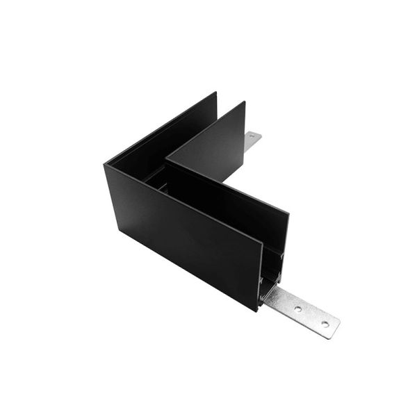 Conector en L INTERNA carril magnético Magneto negro