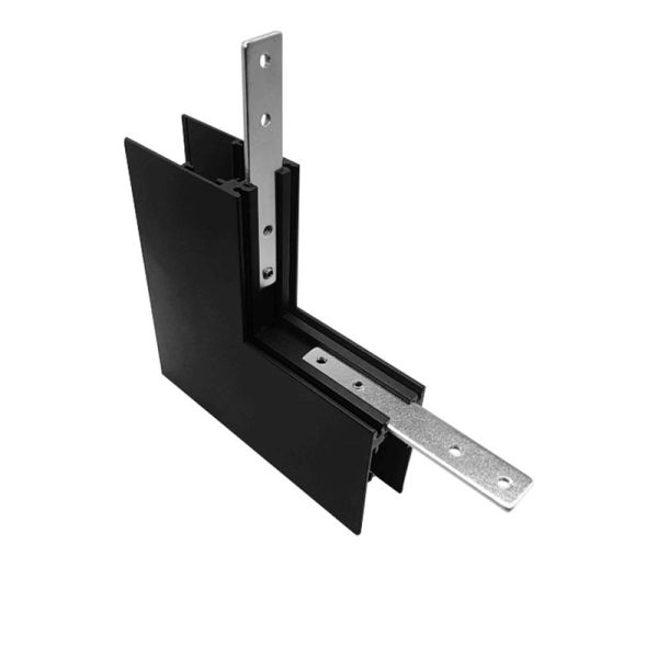 Conector en L EXTERNA carril magnético Magneto negro