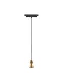 Foco colgante Pagoda LED carril magnético Magneto 12W 3000K negro/oro Con y sin TRIAC