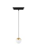 Foco colgante LED carril magnético Bola Magneto 10W Oro 110º de ángulo de apertura 3000K