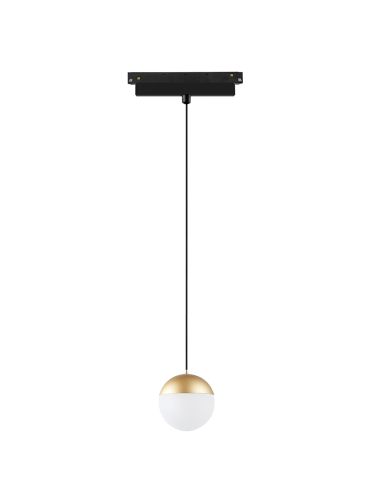 Suspension LED rail magnétique Ball Magneto 10W Or 110º angle d'ouverture 3000K Triac
