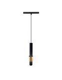 Foco colgante LED carril magnético Magneto 7W 3000K negro y negro/oro Con o sin Triac