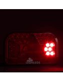 Piloto Trasero LED con triangulo con conector 5 Pin Bajonet 6 Funciones FT-170 Fristom | LeonLeds