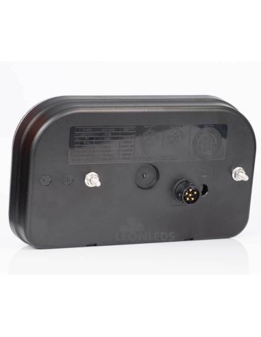 Piloto Trasero LED con triangulo con conector 5 Pin Bajonet 6 Funciones FT-170 Fristom | LeonLeds