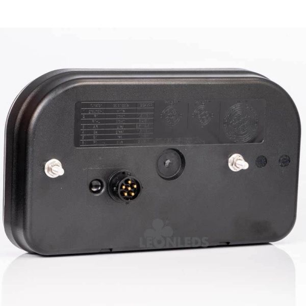 Piloto Trasero LED con triangulo con conector 5 Pin Bajonet 6 Funciones FT-170 Fristom | LeonLeds