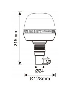 Rotativo LED Homologado ECE R10 CISPR Clase 5 | LeonLeds 2