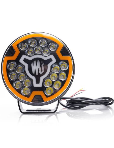 Phare rond à LED avec lumière orange et longue portée AD SM1 HR 17,5 points lumineux W257 2179 Was | léonleds