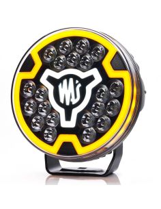 Farol LED redondo com luz...