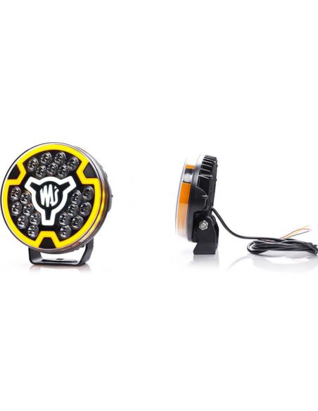 Faro delantero LED redondo con luz ambar y largo alcance AD SM1 HR 17,5 Puntos de Luz W257 2179 Was | LeonLeds