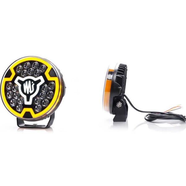 Faro delantero LED redondo con luz ambar y largo alcance AD SM1 HR 17,5 Puntos de Luz W257 2179 Was | LeonLeds