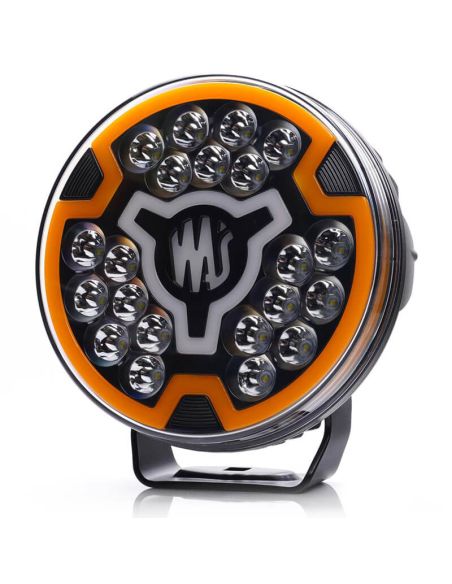 Faro delantero LED redondo con luz ambar y largo alcance AD SM1 HR 17,5 Puntos de Luz W257 2179 Was | LeonLeds