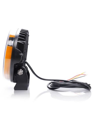 Faro delantero LED redondo con luz ambar y largo alcance AD SM1 HR 17,5 Puntos de Luz W257 2179 Was | LeonLeds