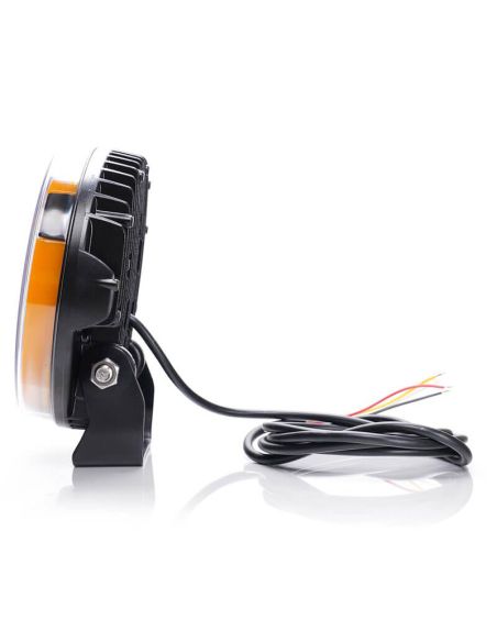 Faro delantero LED redondo con luz ambar y largo alcance AD SM1 HR 17,5 Puntos de Luz W257 2179 Was | LeonLeds