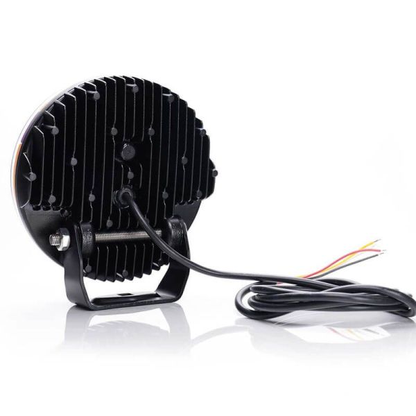 Faro delantero LED redondo con luz ambar y largo alcance AD SM1 HR 17,5 Puntos de Luz W257 2179 Was | LeonLeds