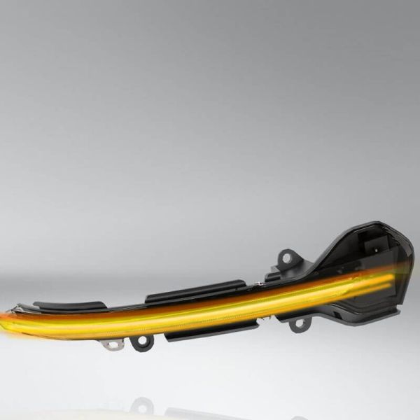 Clignotants dynamiques à LED pour finition miroir Noir LEDriving® LEDDMI 5F0 BK S Homologué Lot de 2. Seat Osram | LéonLeds