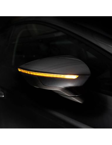 Intermitente dinamico LED para retrovisor acabado Negro LEDriving® LEDDMI 5F0 BK S Homologado Set de 2. Seat Osram | LeonLeds