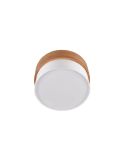 Plafón de techo redondo madera natural 30 cm Seasons 2xE14 40W sin luz