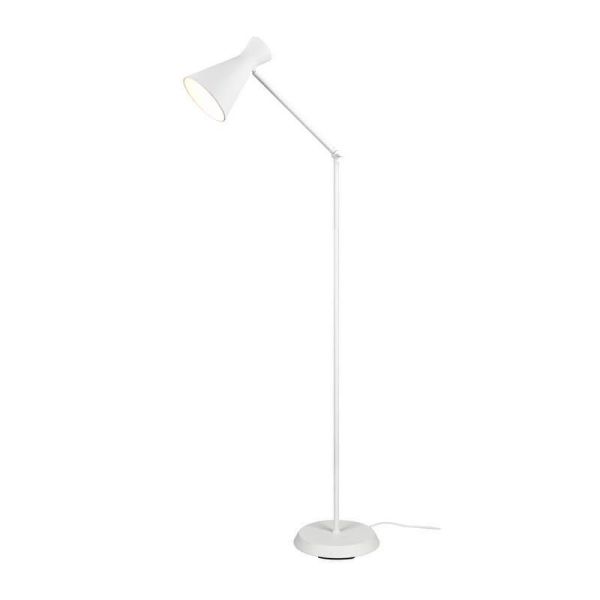 Lampadaire style flexo en métal différentes couleurs Enzo 1xE27 10W blanc