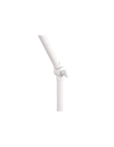 Lámpara de pie estilo flexo metálico varios colores Enzo 1xE27 10W blanca articulado