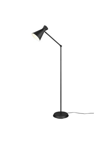 Lámpara de pie estilo flexo metálico varios colores Enzo 1xE27 10W negro
