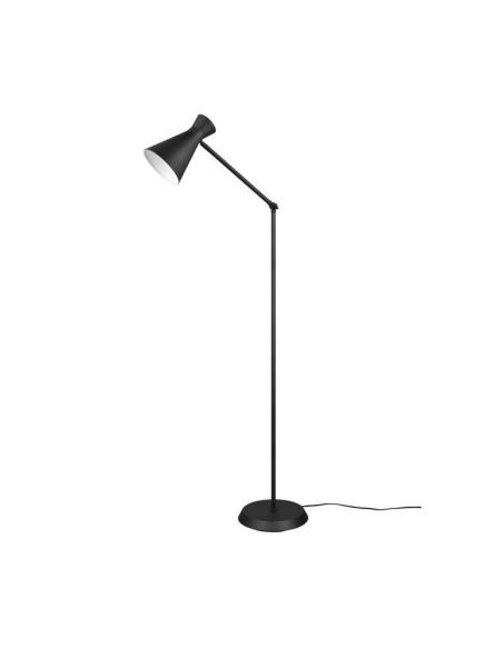 Lampadaire style flexo en métal différentes couleurs Enzo 1xE27 10W noir sans lumière