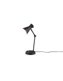 Lámpara de sobremesa metálica estilo flexo Enzo 1xE27 10W negro