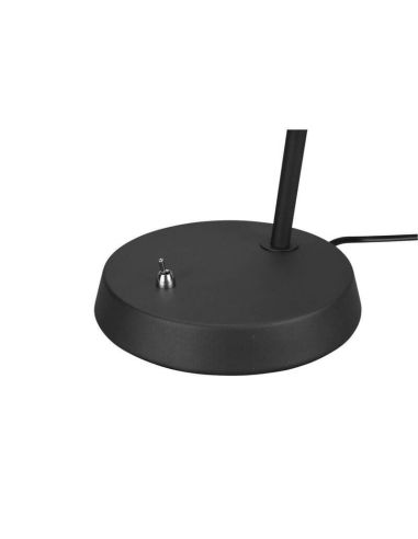 Lampe de table flexible en métal Enzo 1xE27 10W interrupteur noir