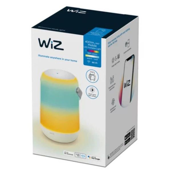 Lâmpada portátil com alça Wifi Gradiente RGB 2200K-6500K Caixa