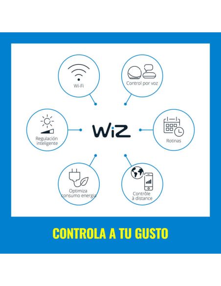 Lámpara portátil con Asa a todo color Wifi Gradient RGB 2200K-6500K  control wiZ