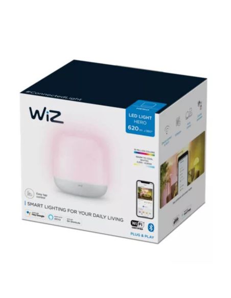 Lámpara de mesa Portable Hero de Exterior a todo color IP44, control táctil caja