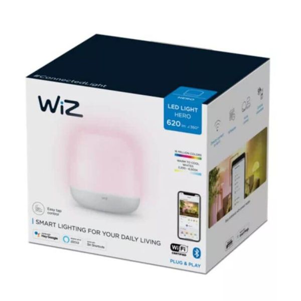 Lámpara de mesa Portable Hero de Exterior a todo color IP44, control táctil caja