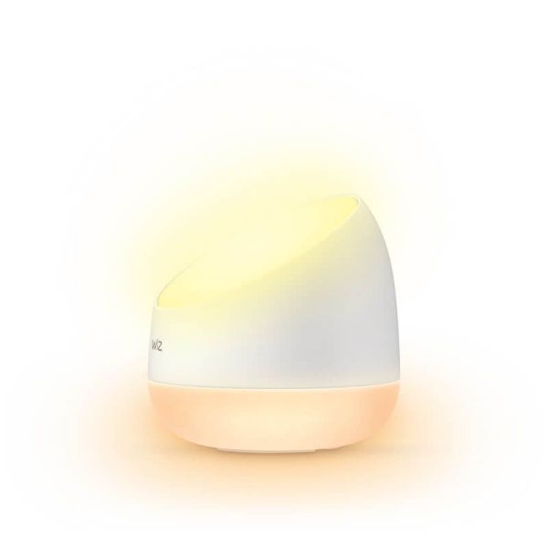 Lámpara de mesa Portable Squire 3 focos ajustables a todo color, IP20, Wifi