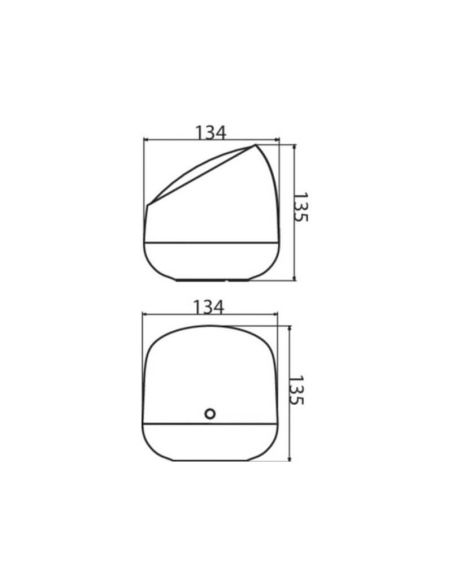 Candeeiro de mesa portátil Squire com 3 focos coloridos ajustáveis, IP20, medições Wifi