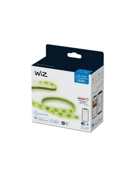 Kit de inicio Tira LED 2 m Inteligente a todo color, control por voz y Wifi caja