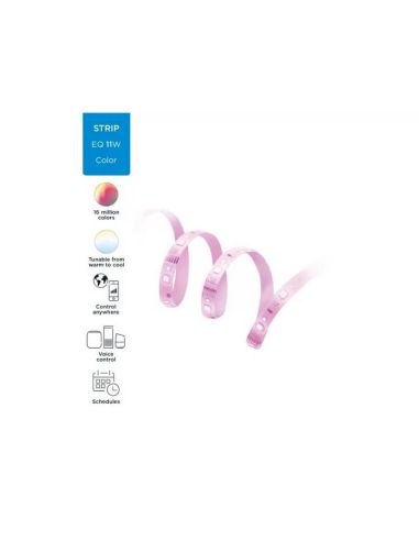 Extensión de Tira LED 1 m Inteligente 2700K-5000K, control por voz y Wifi caracteristicas