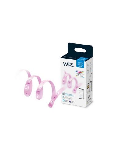 Extensão de faixa LED inteligente 1 m 2700K-5000K, controle de voz e caixa Wifi com faixa led