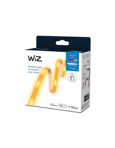 Faixa LED ambiente 4 m Smart full color, controle de voz e caixa Wifi