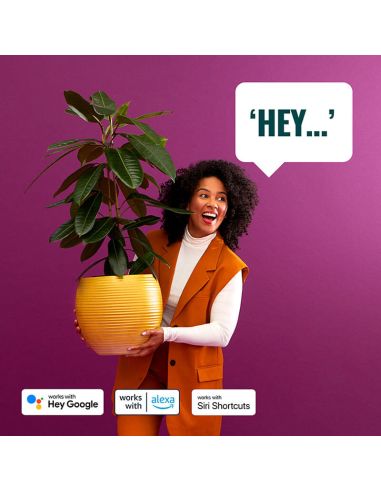 Faixa LED ambiente 4 m Smart full color, controle de voz e Wifi