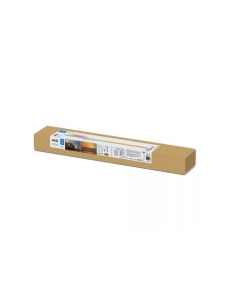 Lámpara de pie/Barra de Luz Pole Foco 4,9W (Equiv. 50W) a todo color, Plug & Play Control por voz, aplicación WiZ y Wifi caja