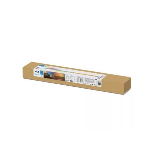 Lámpara de pie/Barra de Luz Pole Foco 4,9W (Equiv. 50W) a todo color, Plug & Play Control por voz, aplicación WiZ y Wifi caja