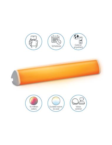 Barre lumineuse linéaire polychrome simple220-6500 (RVB) 5,5 W IP20 caractéristiques Wifi