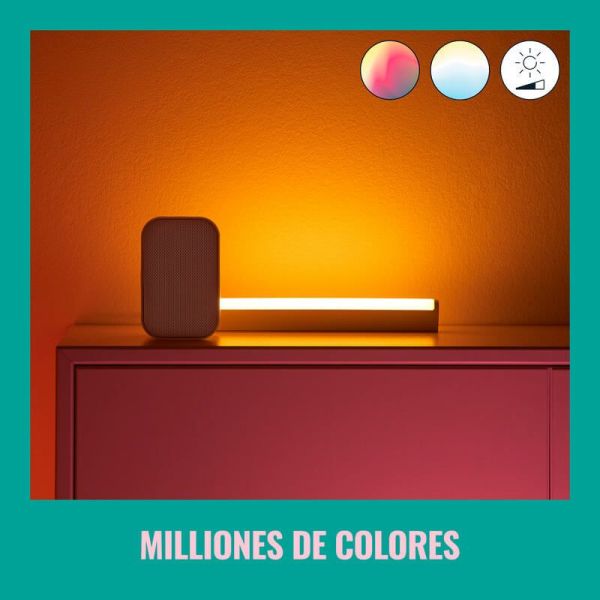 Barra de luces lineal a todo color single220-6500 (RGB) 5,5W IP20 Wifi ambiente