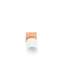 Aplique de pared madera natural 1xE14 25W Assam