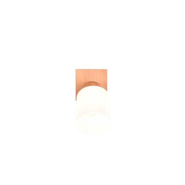 Aplique de pared madera natural 1xE14 25W Assam