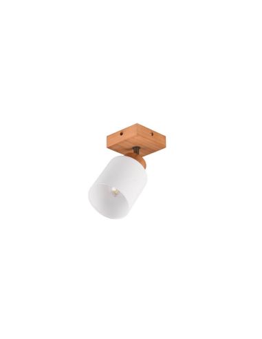 Aplique de pared madera natural 1xE14 25W Assam sin luz