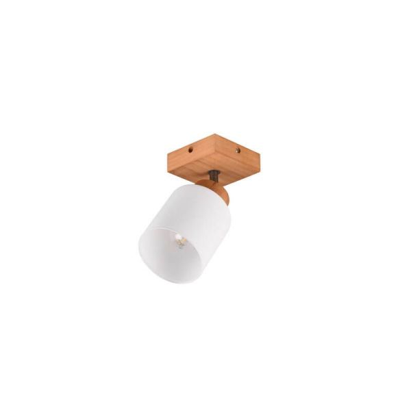 Aplique de pared madera natural 1xE14 25W Assam sin luz